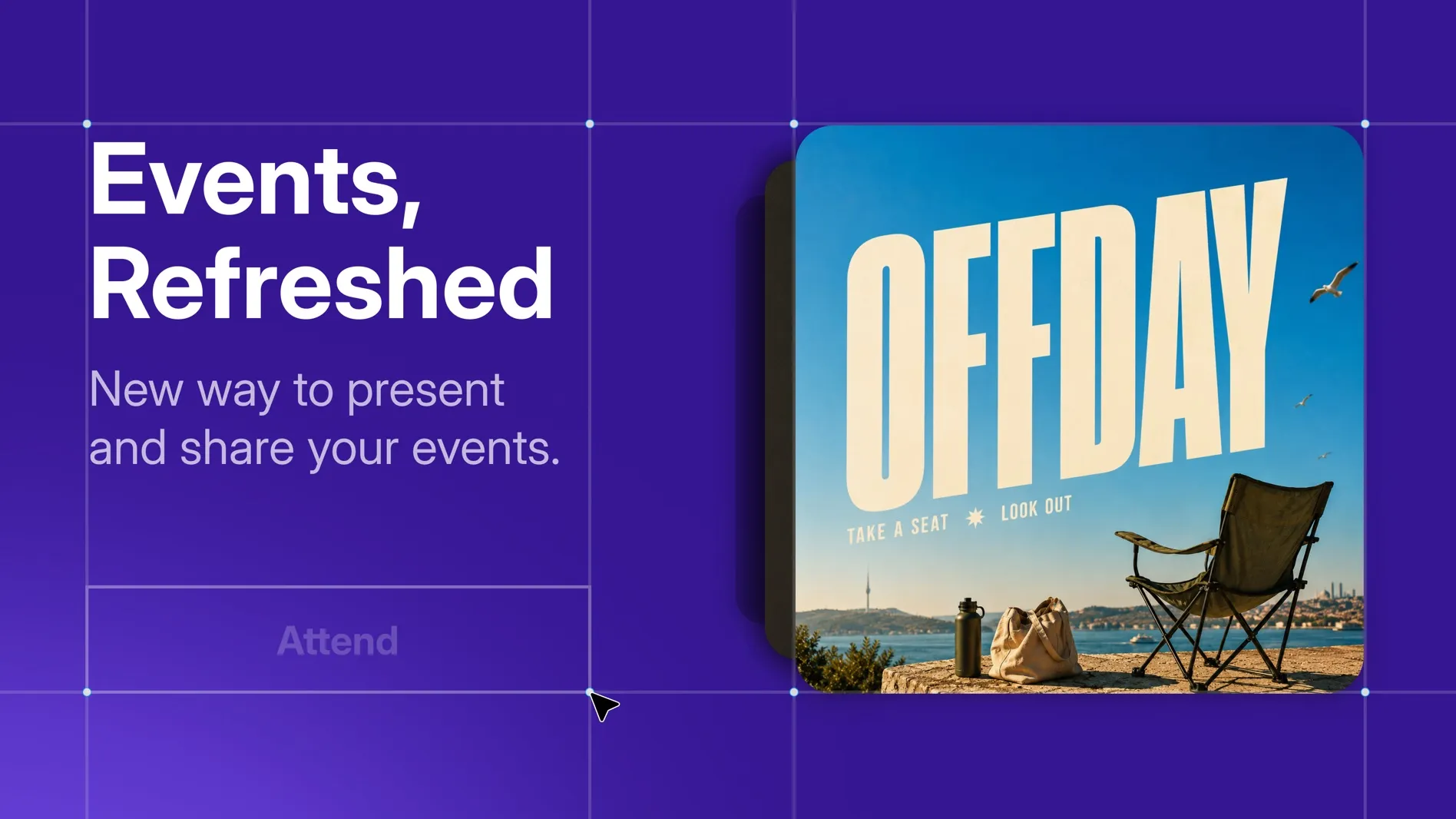 Your event page now carries your community's colors